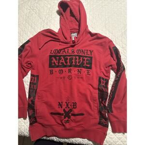 Native Borne Pullover Hoodie Size Large